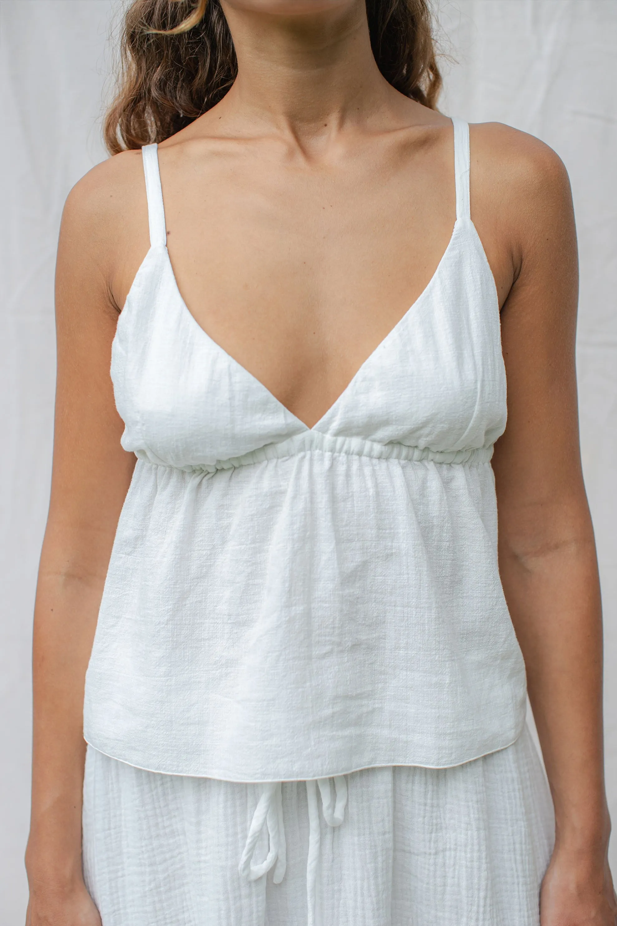 Mökki Halter Top Off White