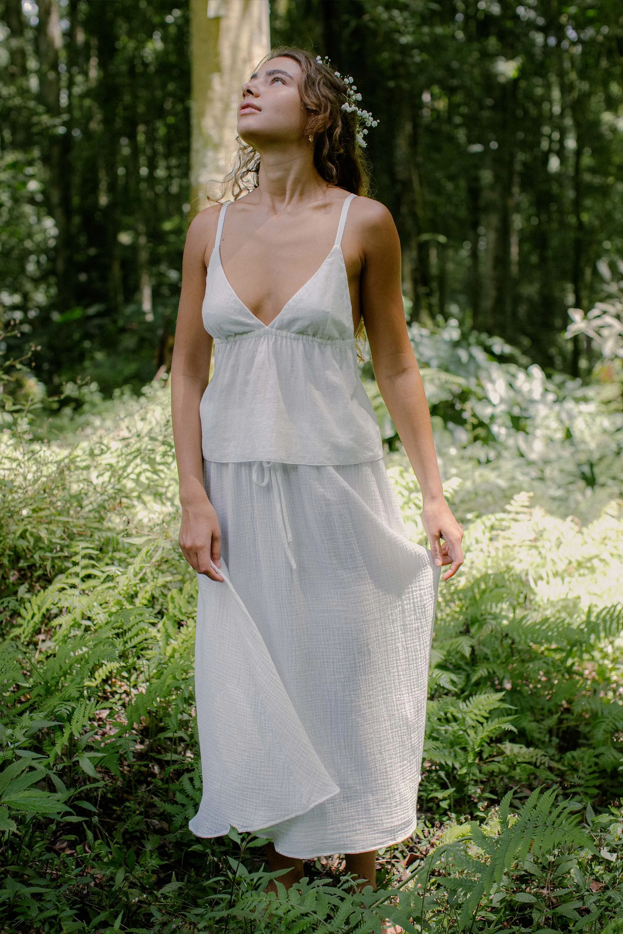 Mökki Halter Top Off White
