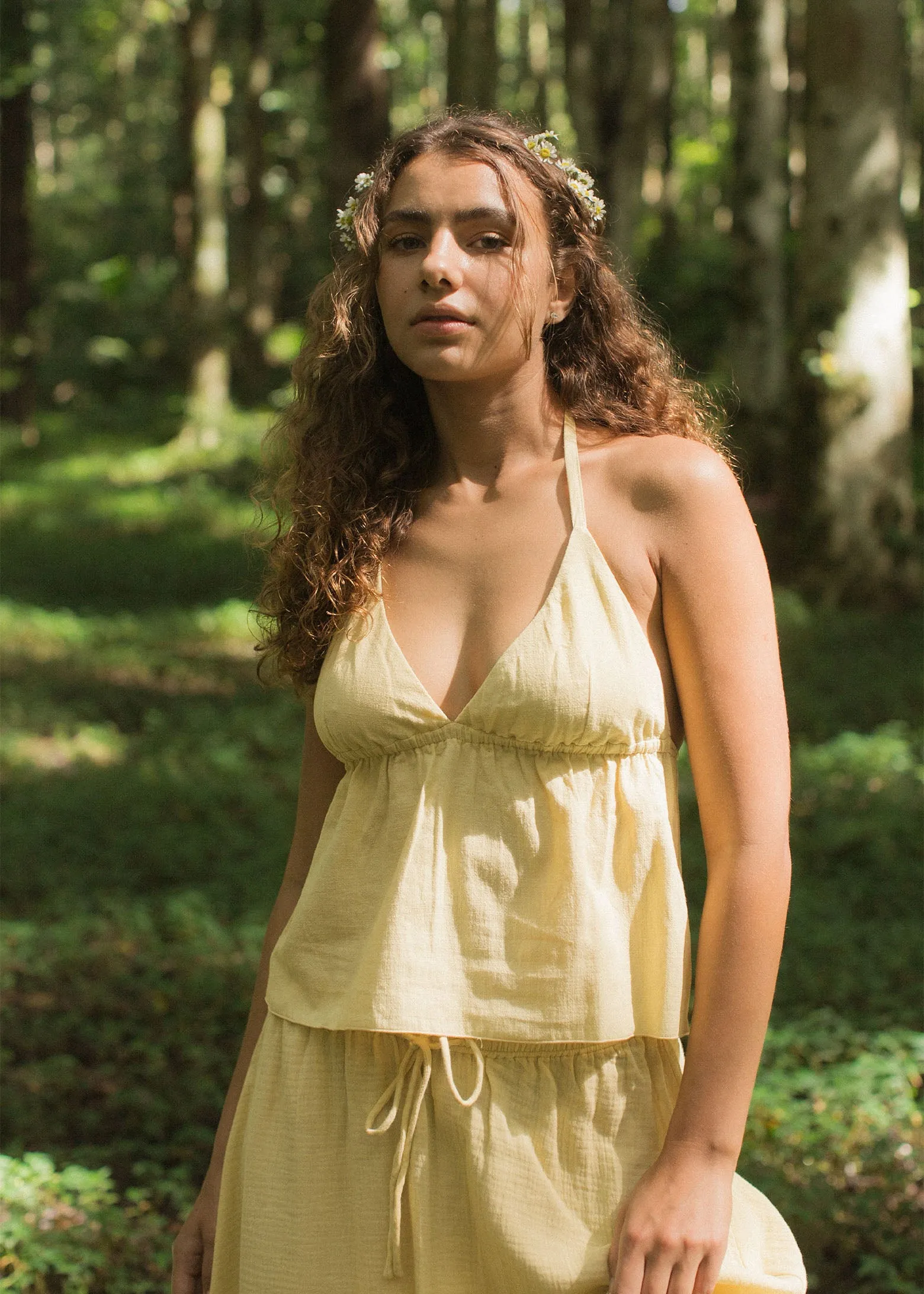Mökki Halter Top Sunlight