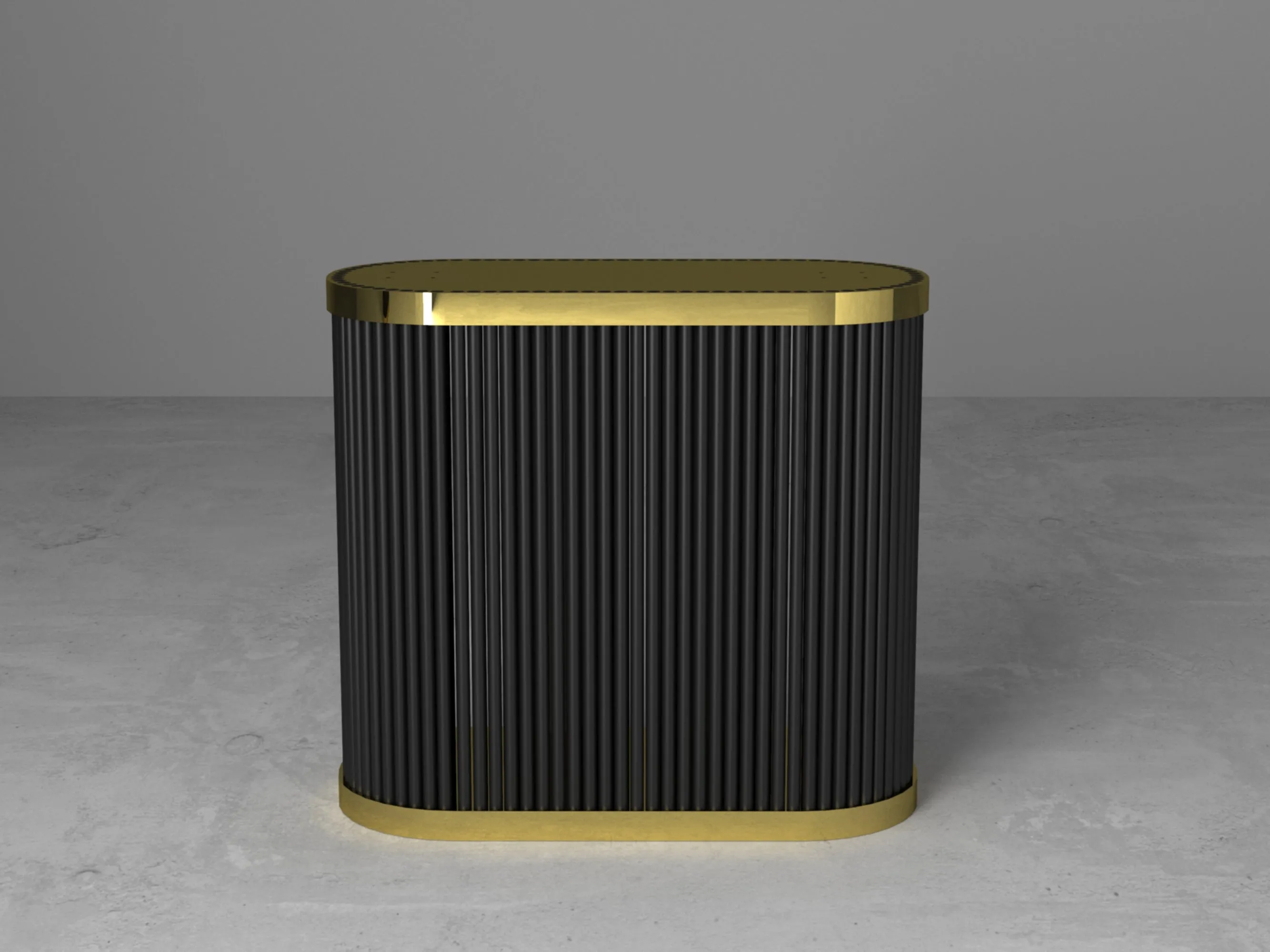 Modern Pedestal Metal Table Base |Dining Table Base |Customizable; Rectangular, Square Table Tops  | ADA DIZDAR 2852