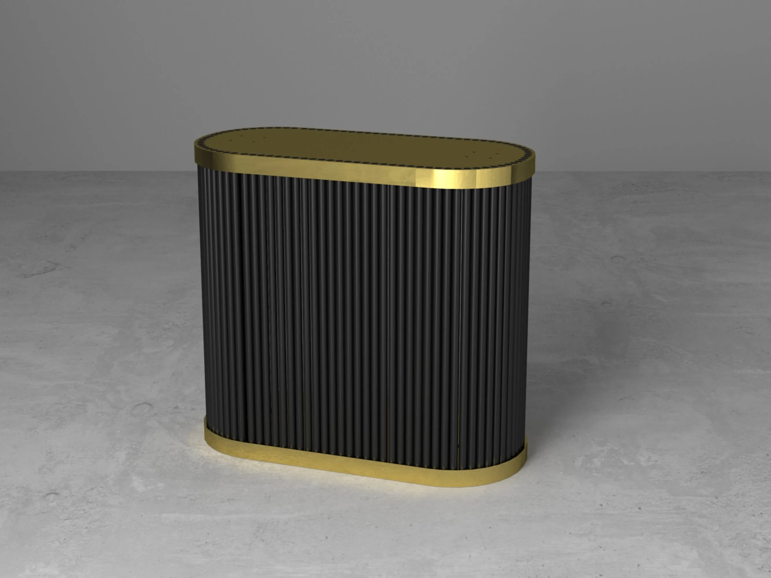 Modern Pedestal Metal Table Base |Dining Table Base |Customizable; Rectangular, Square Table Tops  | ADA DIZDAR 2852