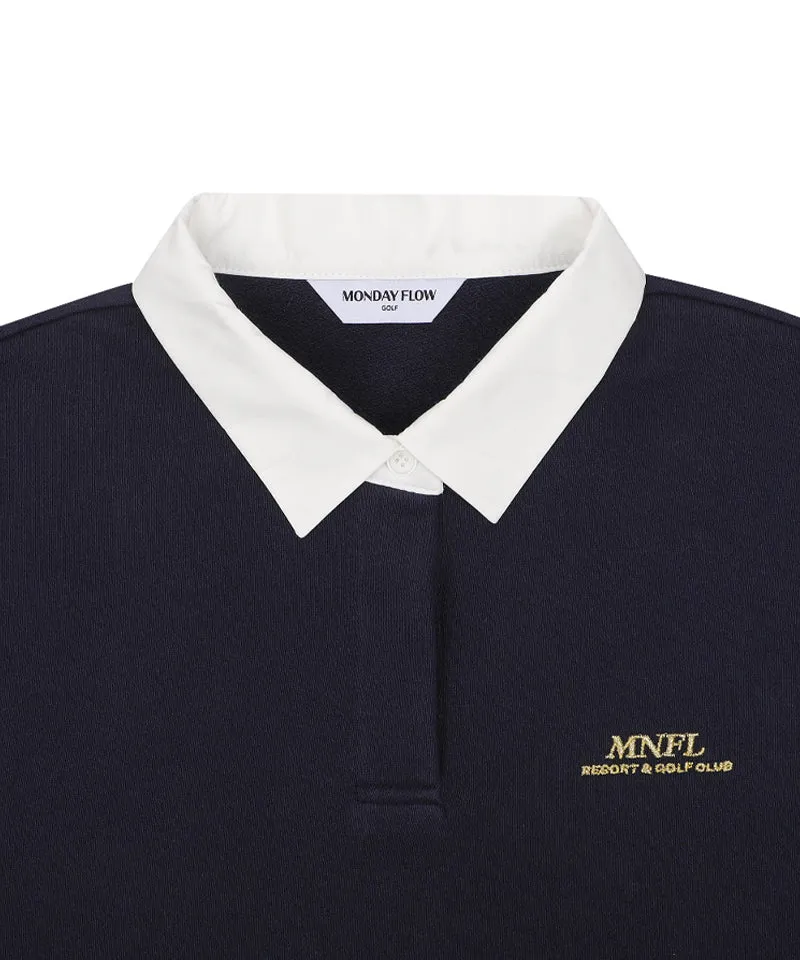 Monday Flow Sports & Golf Club Jersey Top - Navy