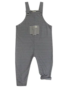 Monochrome Stripe Dungaree