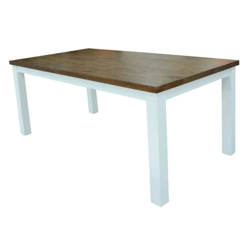 Montreal Hampton Classic Dining Table - Oak and White