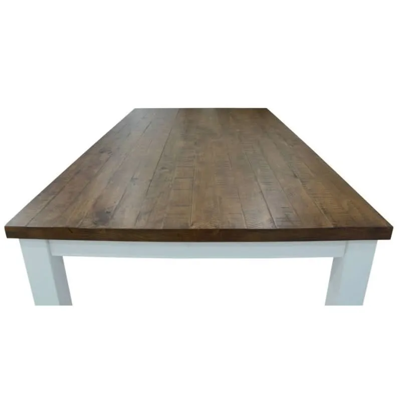 Montreal Hampton Classic Dining Table - Oak and White