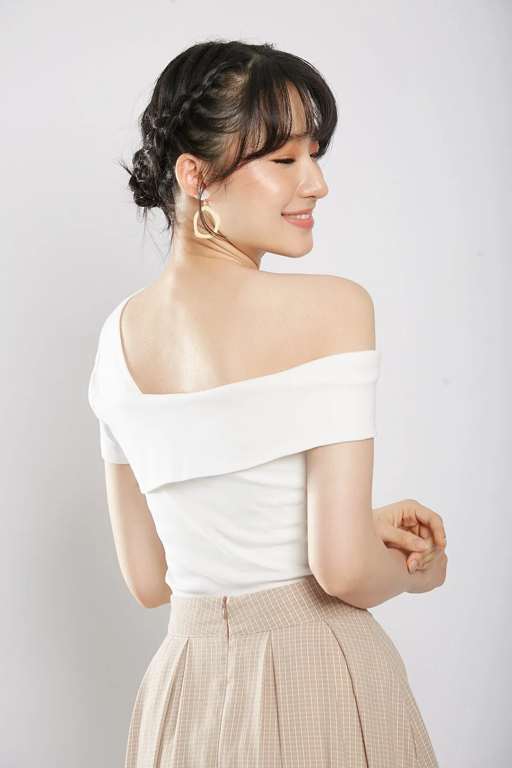 Morie Top in White