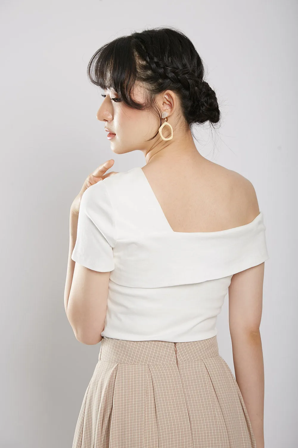 Morie Top in White