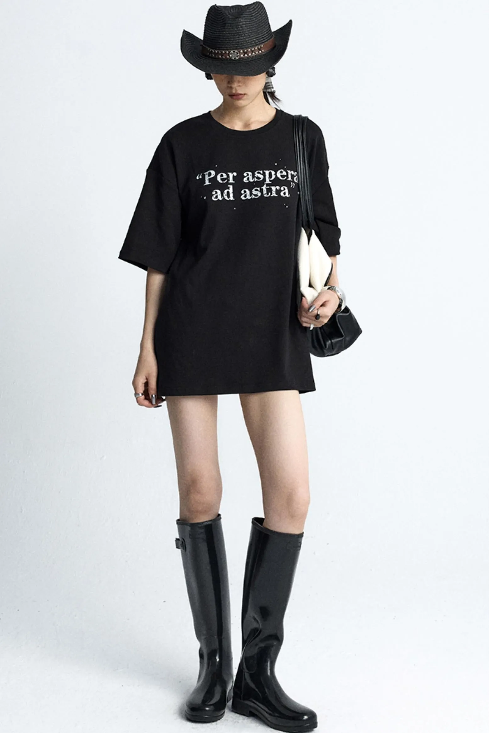 Mottled Chic Slouchy Tee