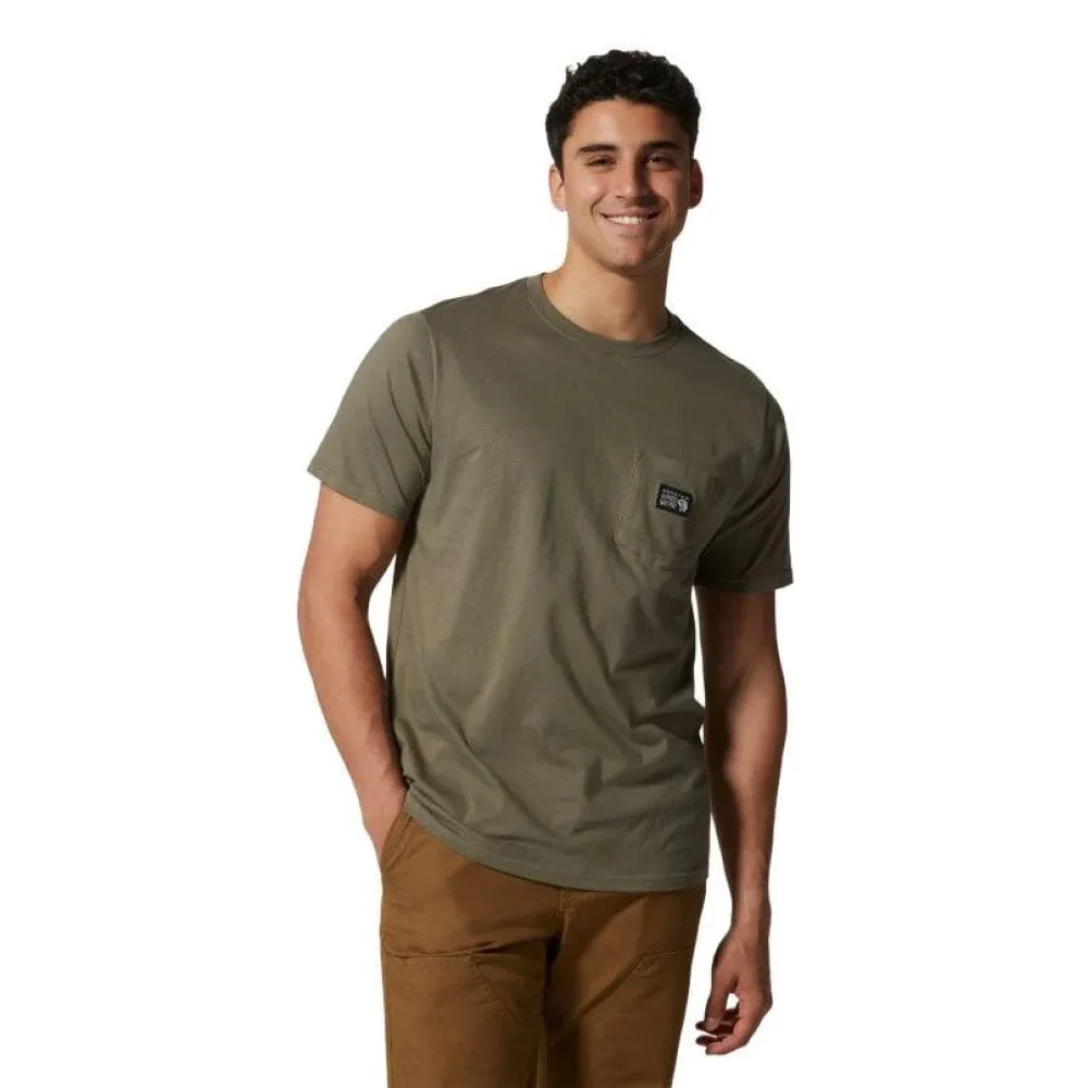 Mountain Hardwear Men's MHW Logo Label Short Sleeve Pocket T-shirt