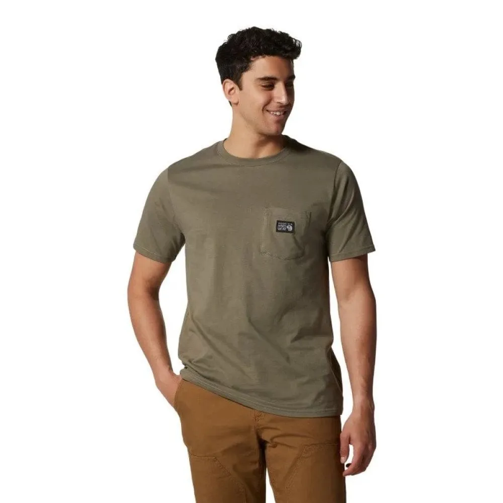 Mountain Hardwear Men's MHW Logo Label Short Sleeve Pocket T-shirt