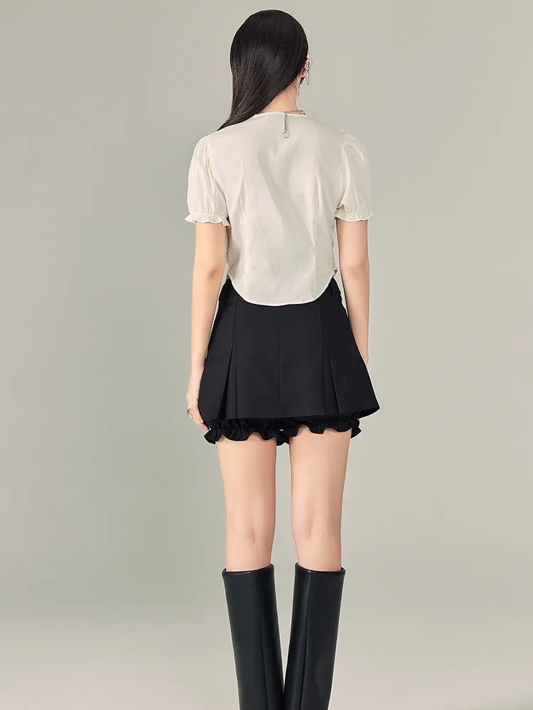 Multi-Layered Ruffle T-Shirt
