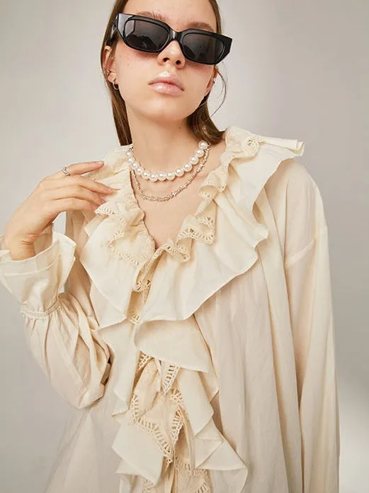 Multi-Layered Ruffled Shirt