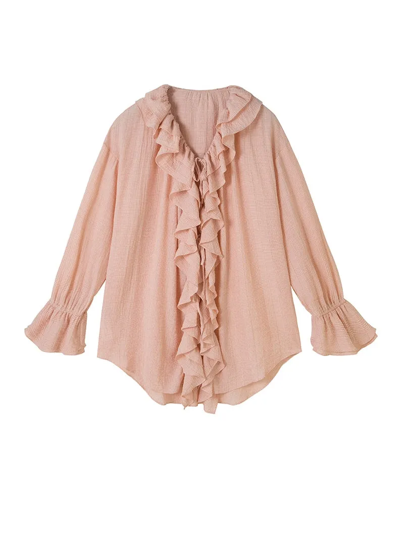 Multi-Layered Ruffled Shirt