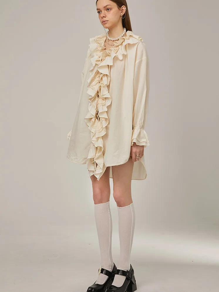 Multi-Layered Ruffled Shirt