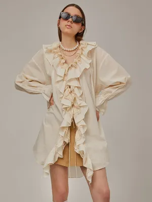 Multi-Layered Ruffled Shirt