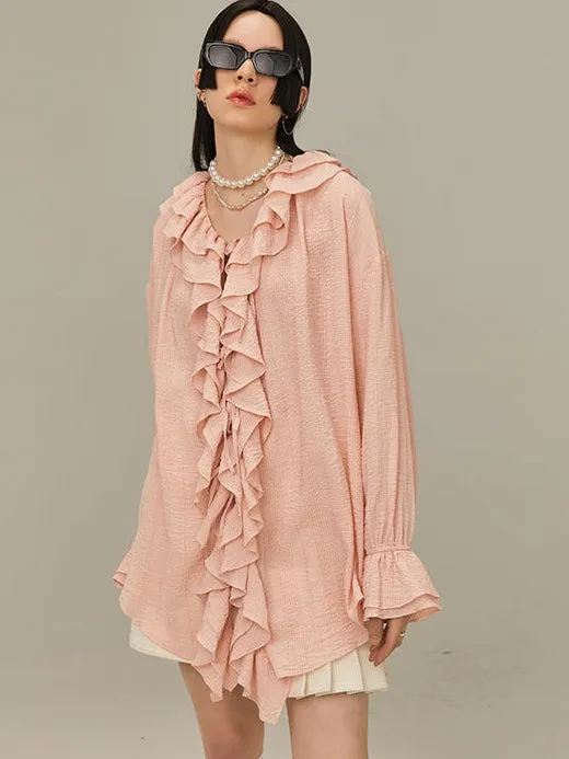 Multi-Layered Ruffled Shirt