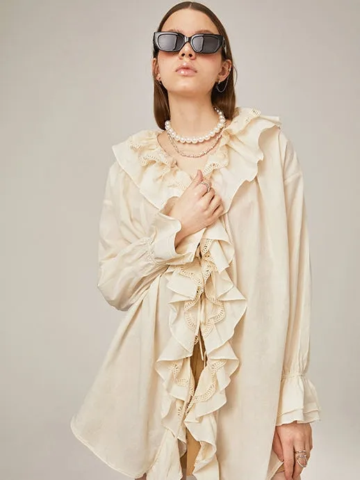 Multi-Layered Ruffled Shirt
