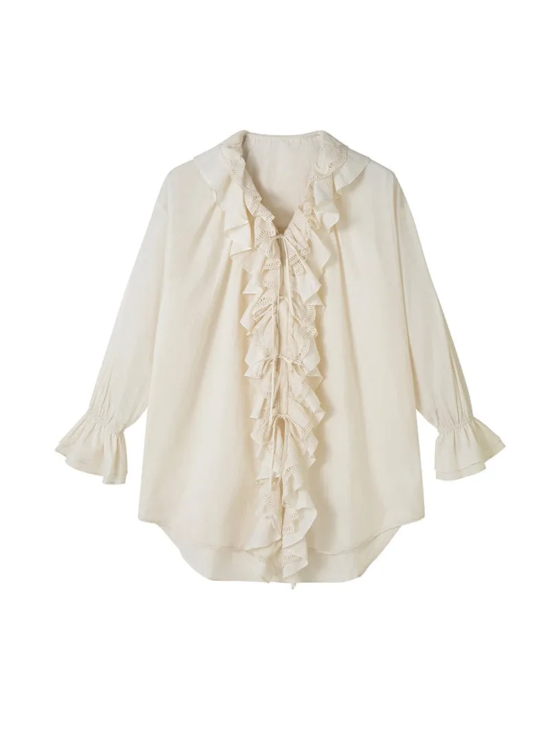 Multi-Layered Ruffled Shirt