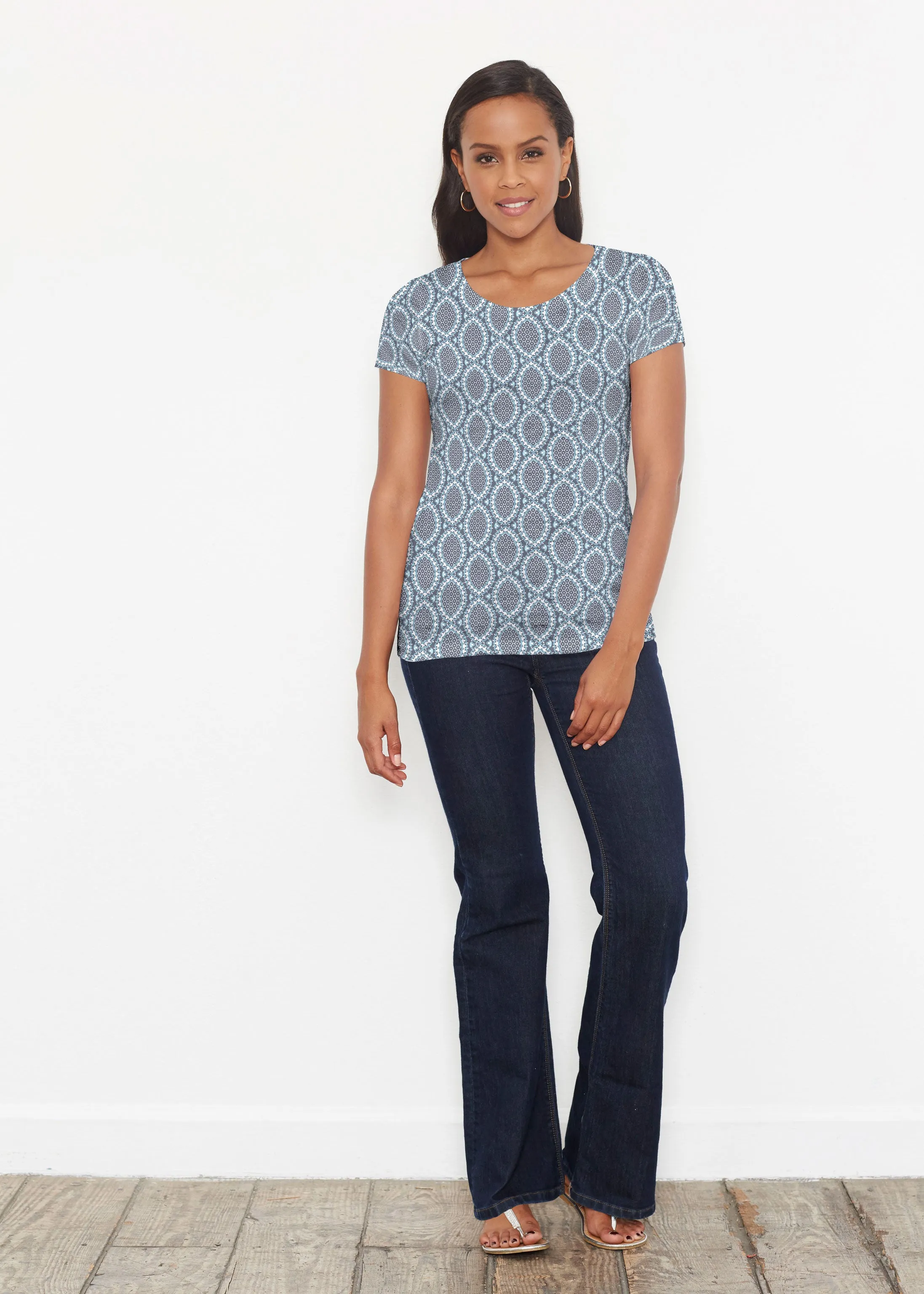 Namaste Lace (13370) ~ Signature Short Sleeve Scoop Shirt