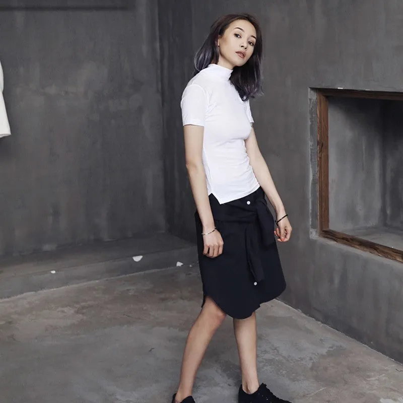 Nana Mock Neck Top