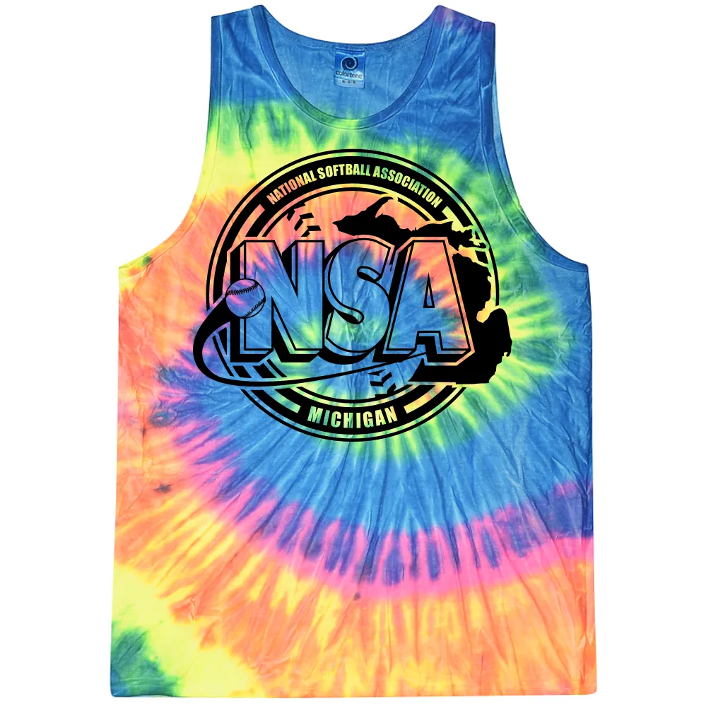 National Softball Association NSA Michigan Crest Tank Top