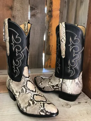 Natural Python Belly  Tres Outlaws Men's Classic Boot 3832