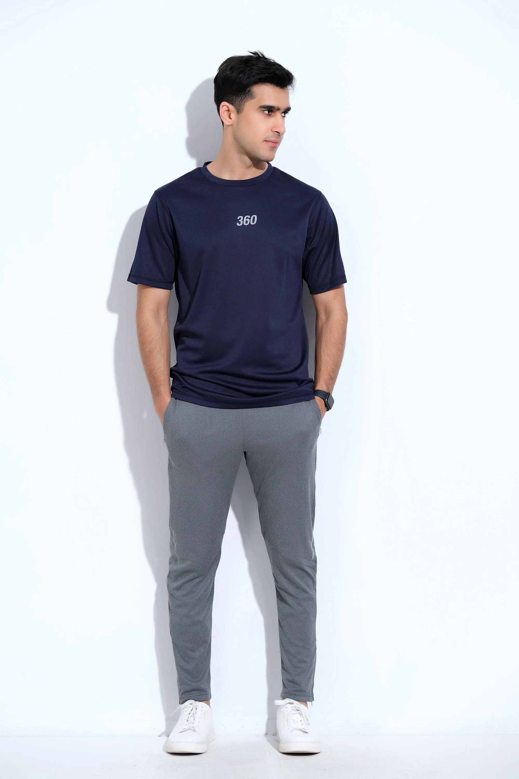Navy Half Sleeve T-Shirt
