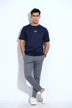 Navy Half Sleeve T-Shirt