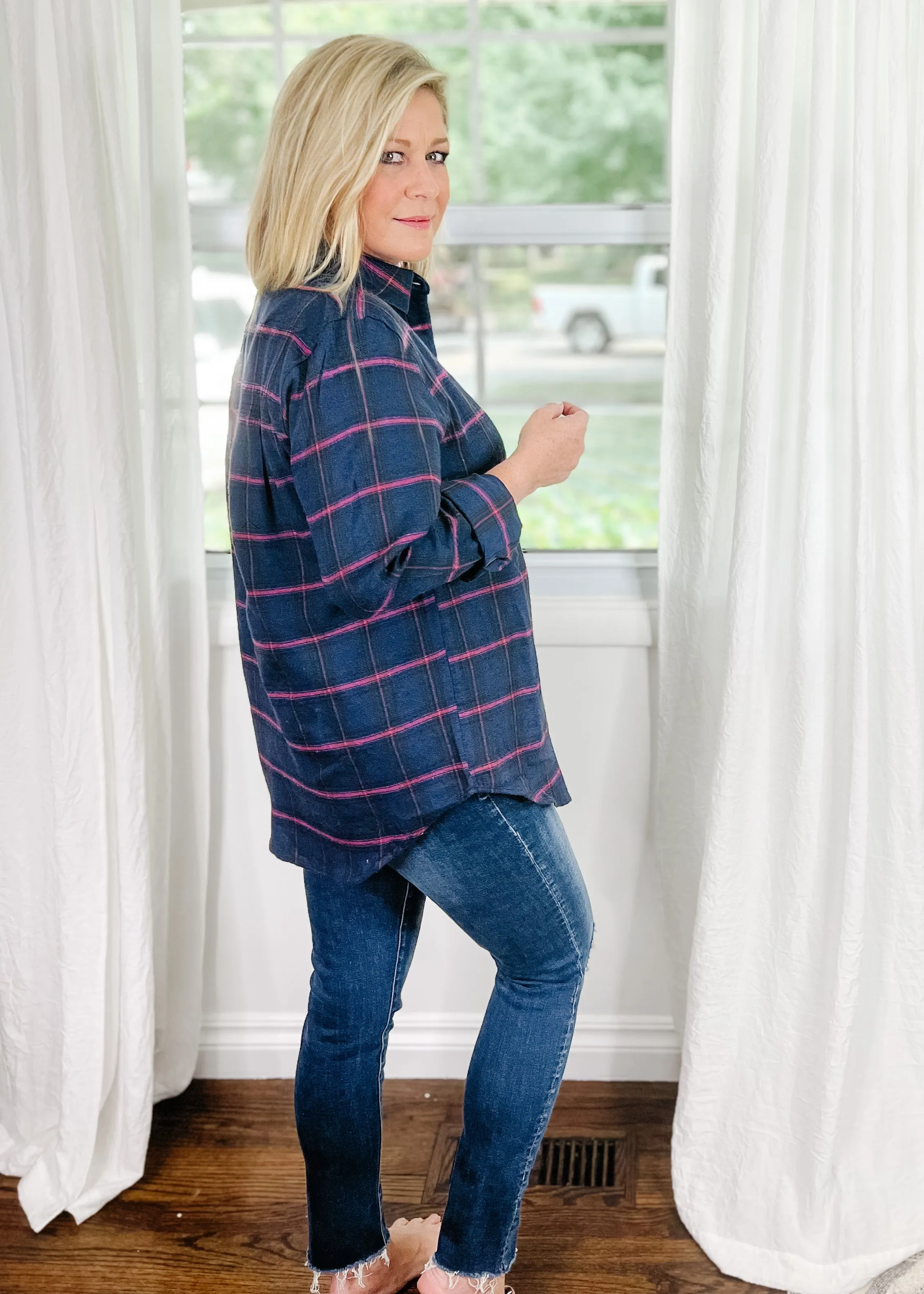 Navy Plaid