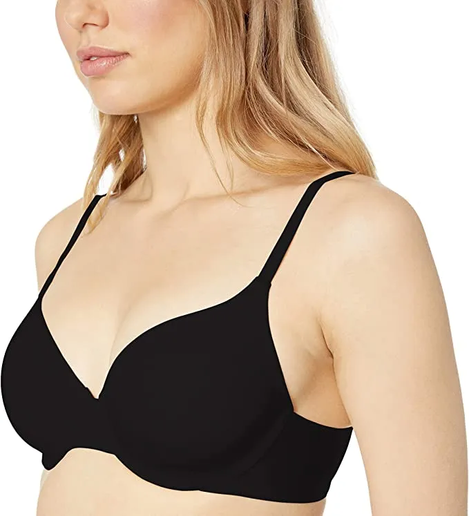 New with tags! Amazon Essentials womens Classic T-Shirt Bra, Black, Sz 32D!
