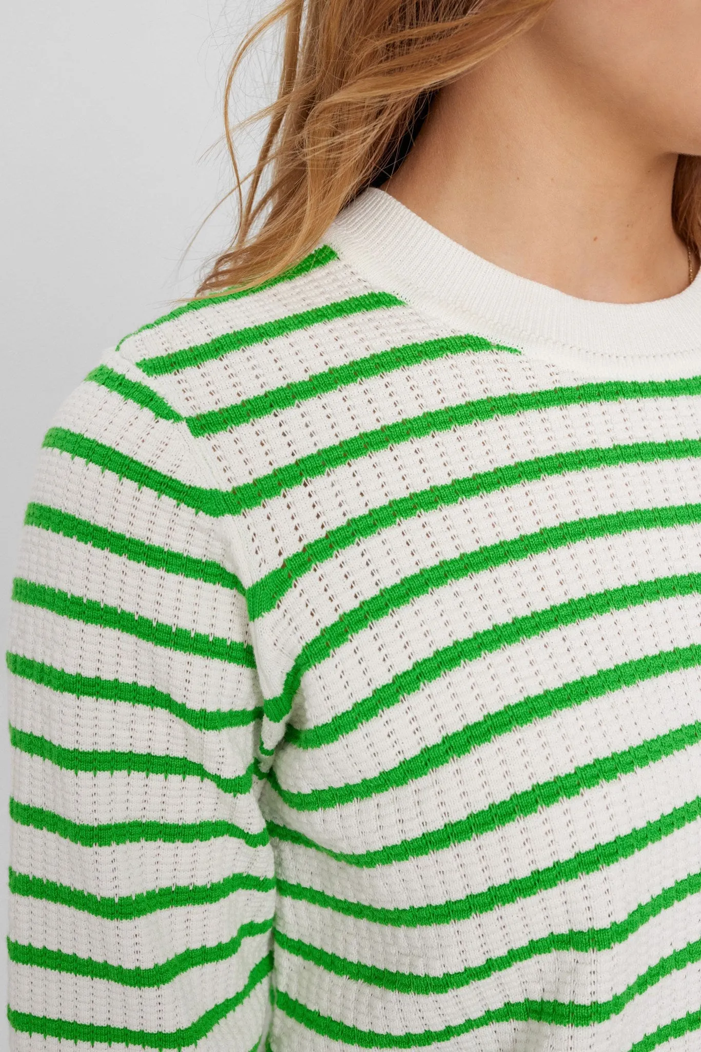 NUNICOLE NEW PULLOVER - GOTS - Classic Green