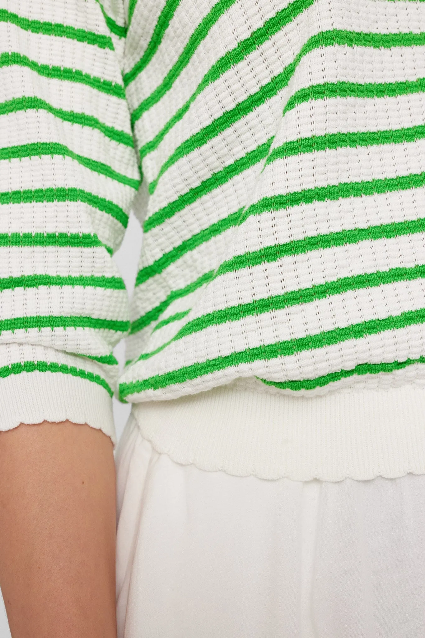 NUNICOLE NEW PULLOVER - GOTS - Classic Green