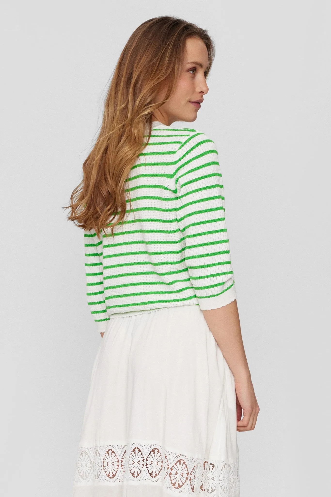 NUNICOLE NEW PULLOVER - GOTS - Classic Green