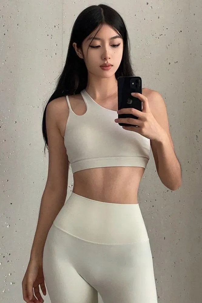One-Shoulder Sports Bra