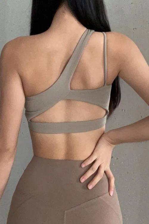 One-Shoulder Sports Bra