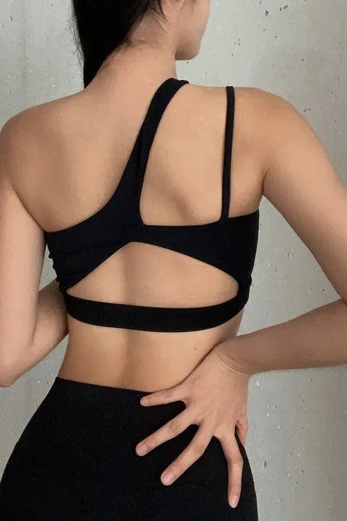 One-Shoulder Sports Bra