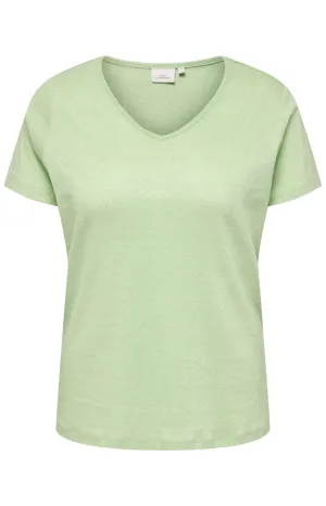 Only Carmakoma Melodi T-Shirt in Green