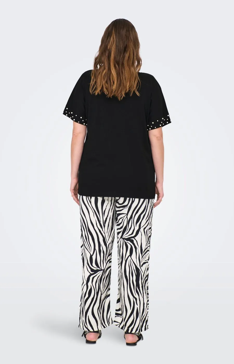 Only Carmakoma Olivia T-Shirt in Black