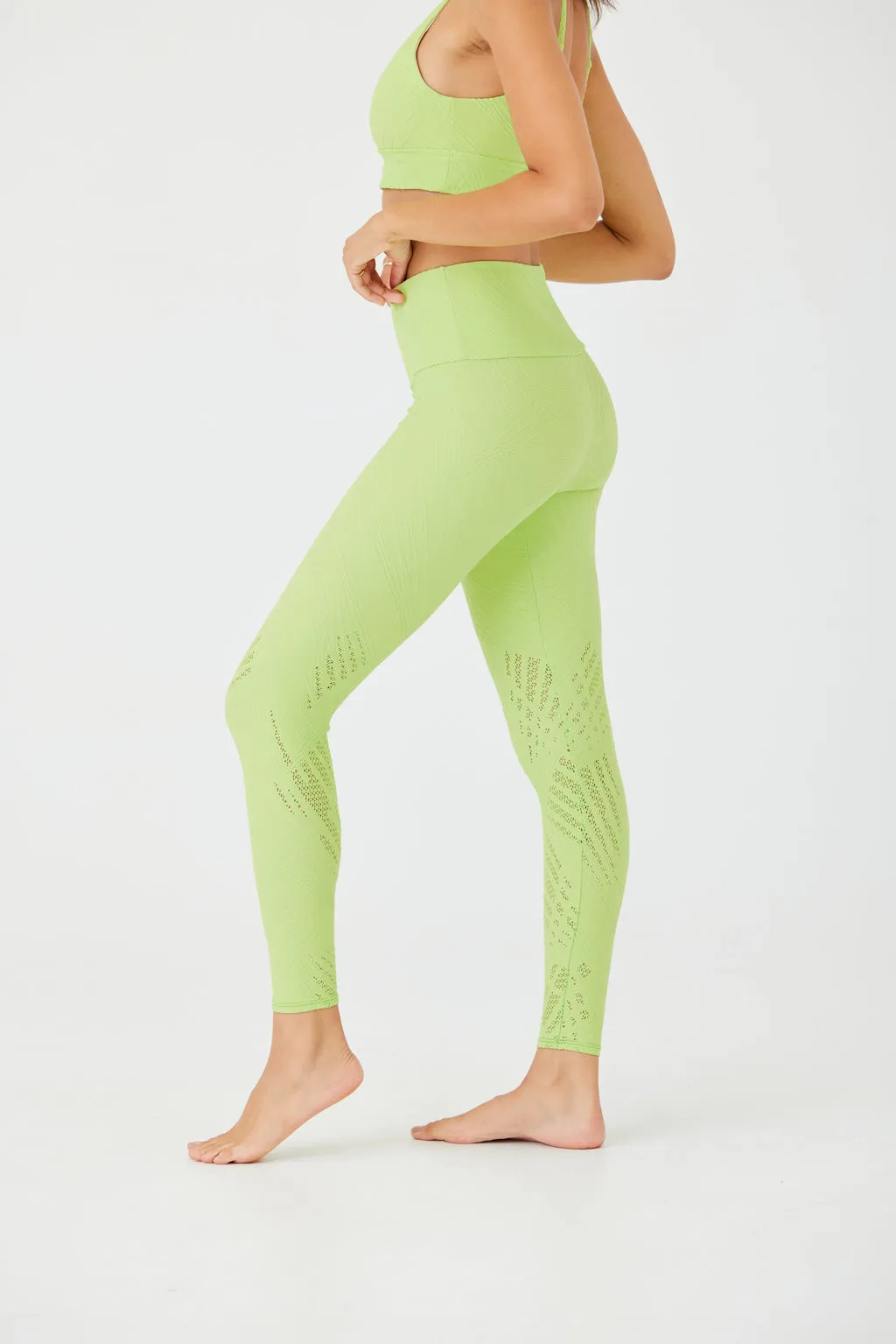 ONZIE Selenite Legging Mint Butterfly Selenite