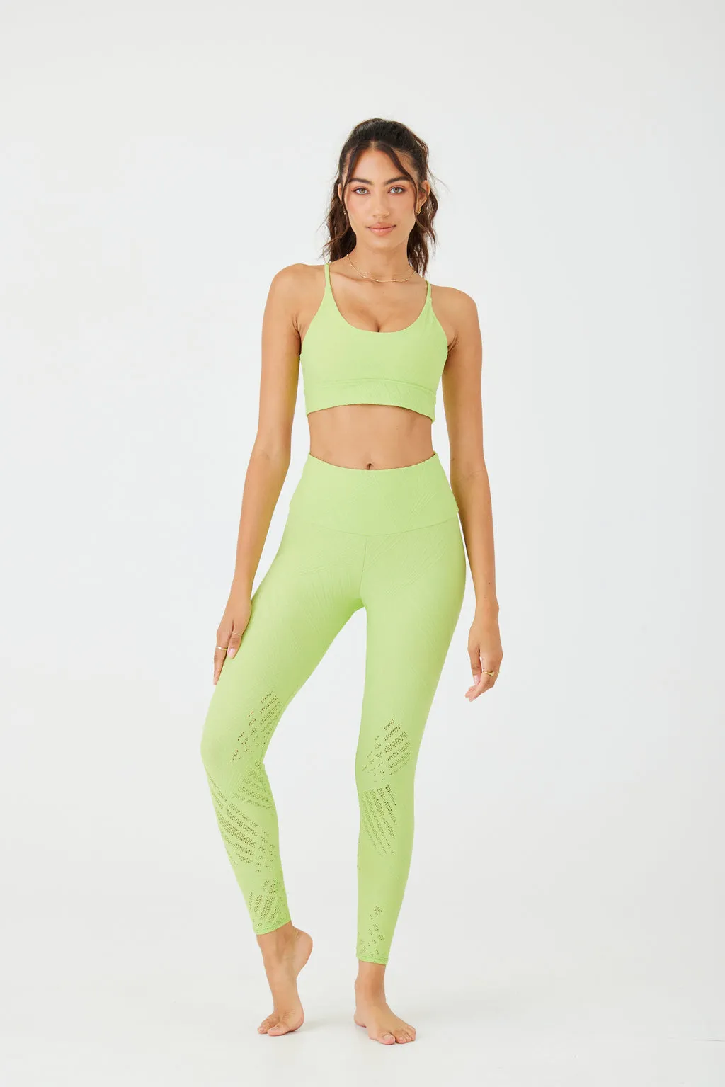 ONZIE Selenite Legging Mint Butterfly Selenite