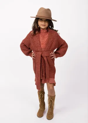 Orlagh Cardi in Brick Marl