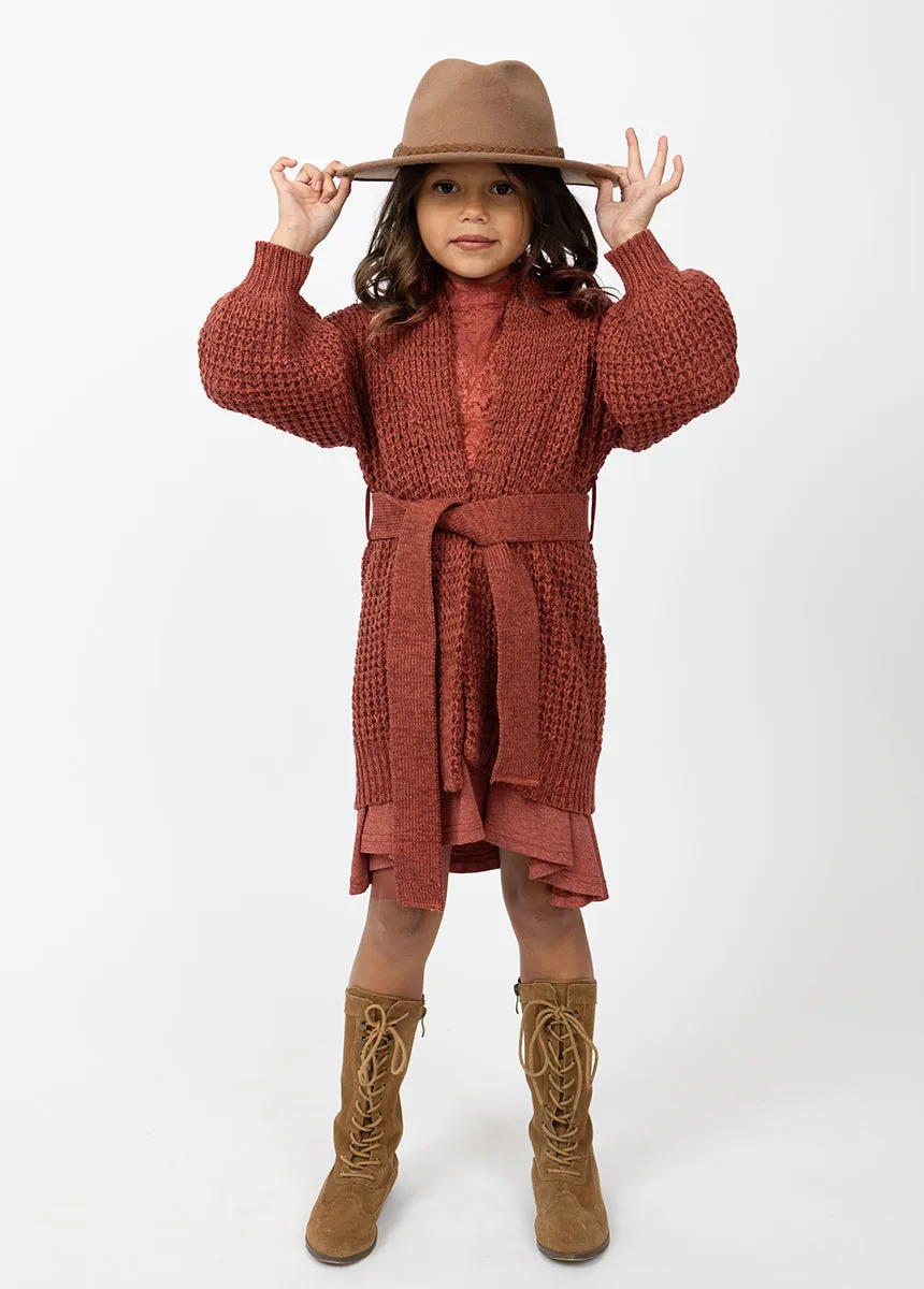 Orlagh Cardi in Brick Marl