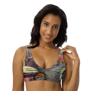 Padded Bikini Top "Crazy Town"