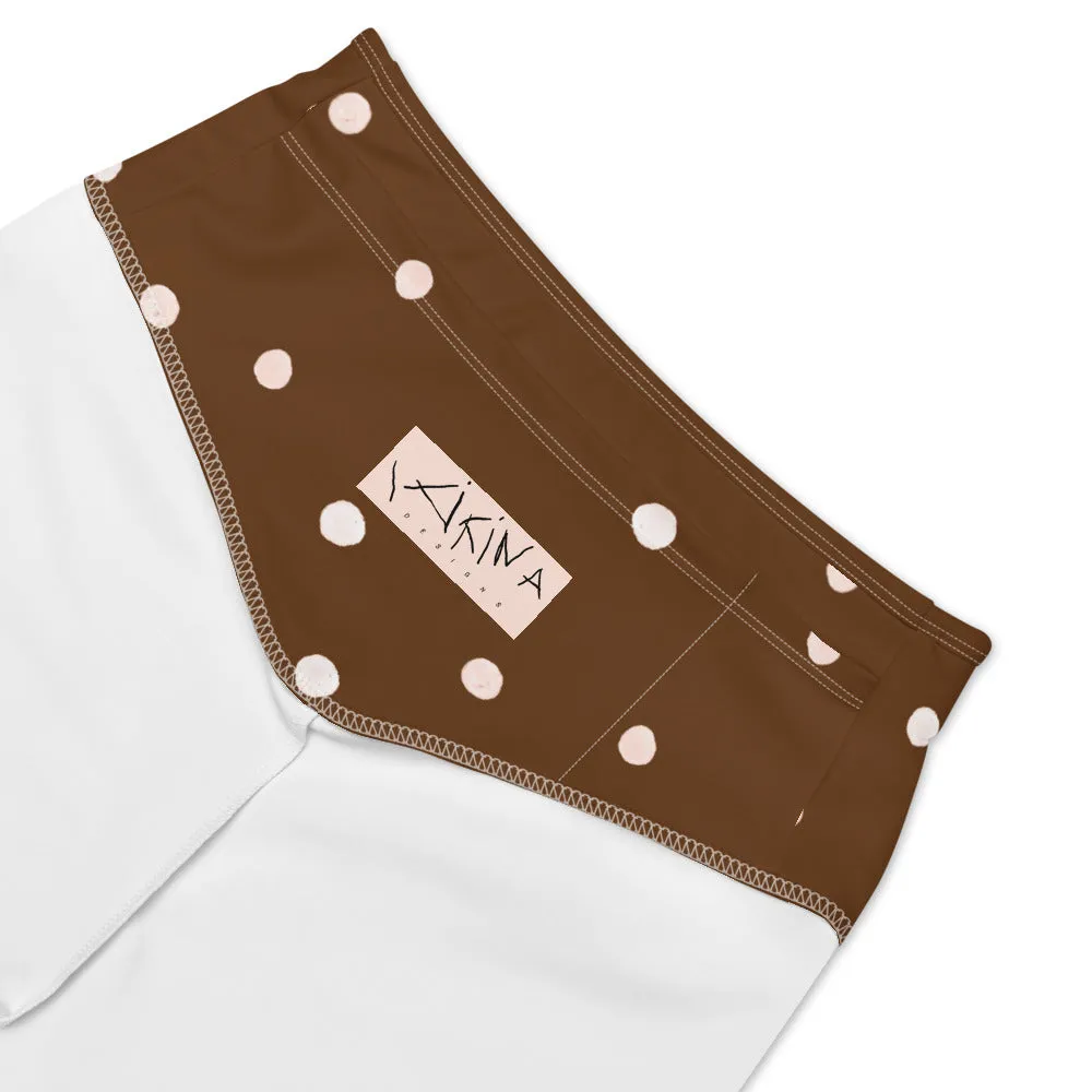 Painted Polka Dot Cycling Shorts