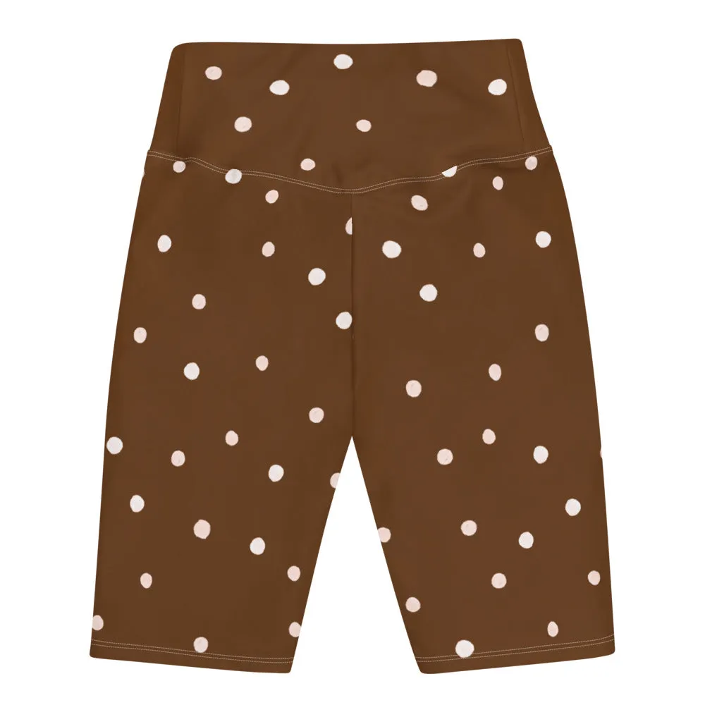 Painted Polka Dot Cycling Shorts