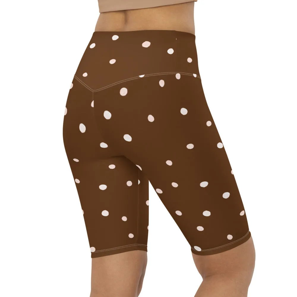 Painted Polka Dot Cycling Shorts