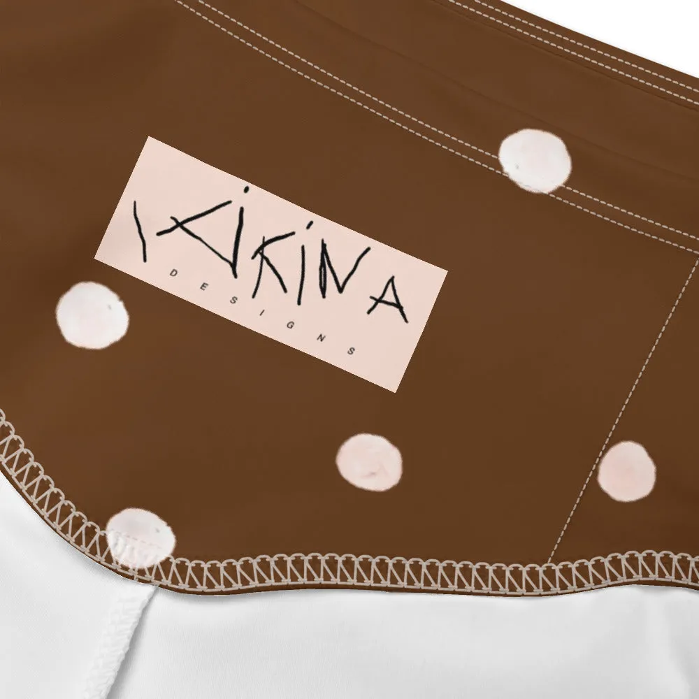 Painted Polka Dot Cycling Shorts