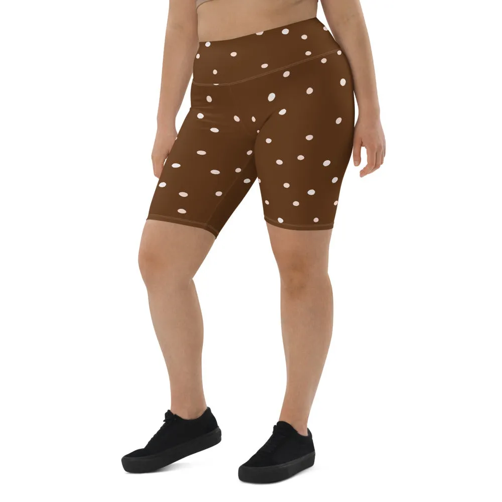 Painted Polka Dot Cycling Shorts