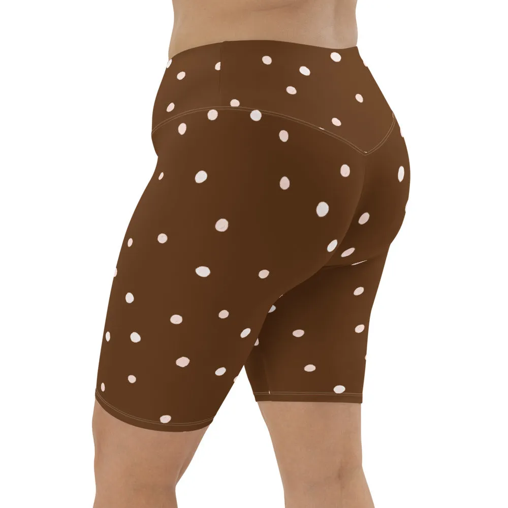 Painted Polka Dot Cycling Shorts
