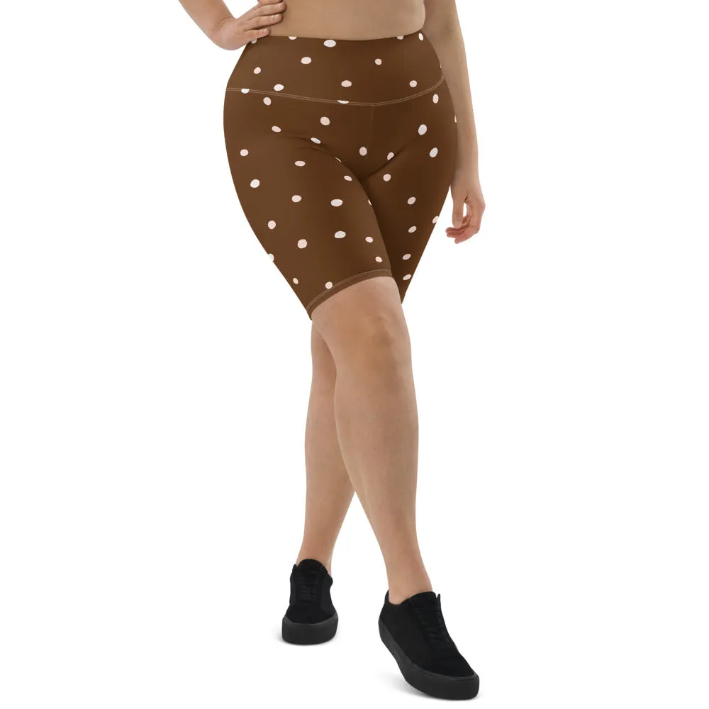 Painted Polka Dot Cycling Shorts